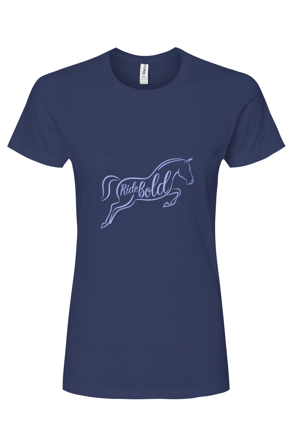 Ride Bold Graphic Horse Women's Premium Cotton T-Shirt