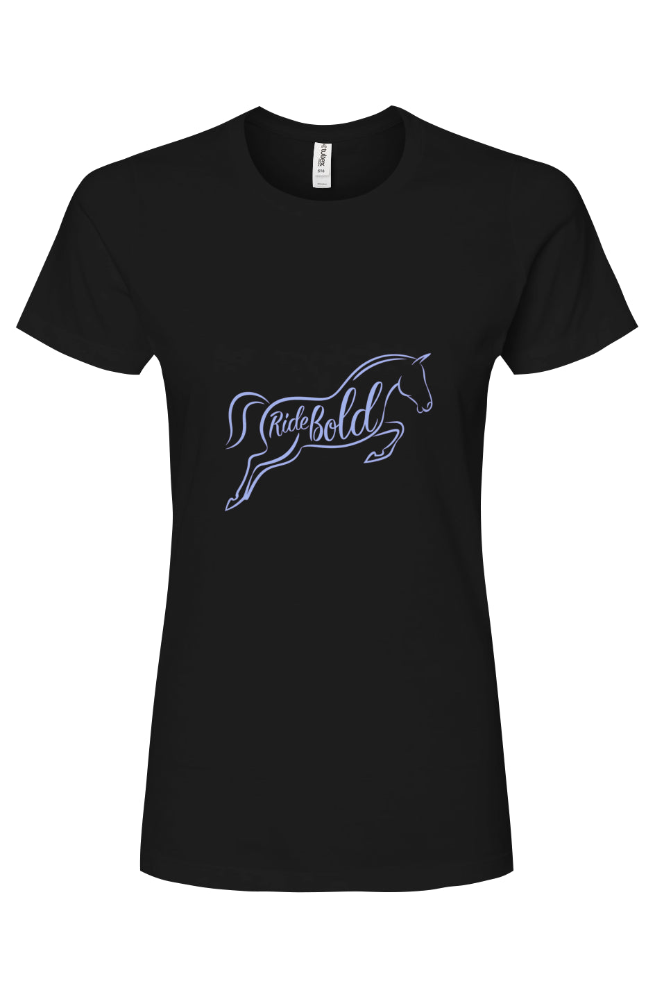 Ride Bold Graphic Horse Women's Premium Cotton T-Shirt