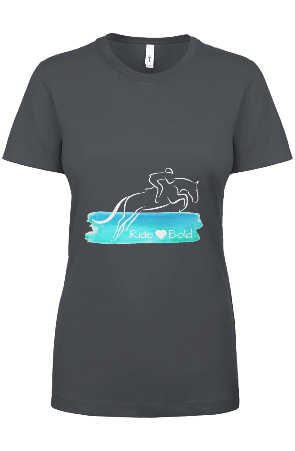 Ride Bold Jump Heart Womens Ideal Crew