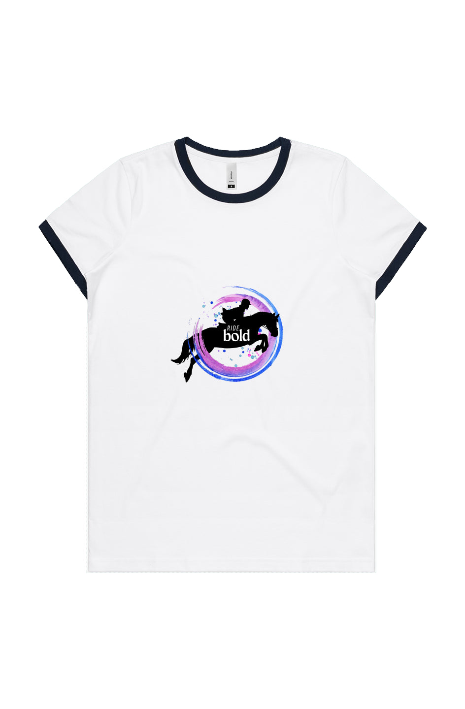 Ride Bold Jumping Splash WO'S MAPLE RINGER TEE