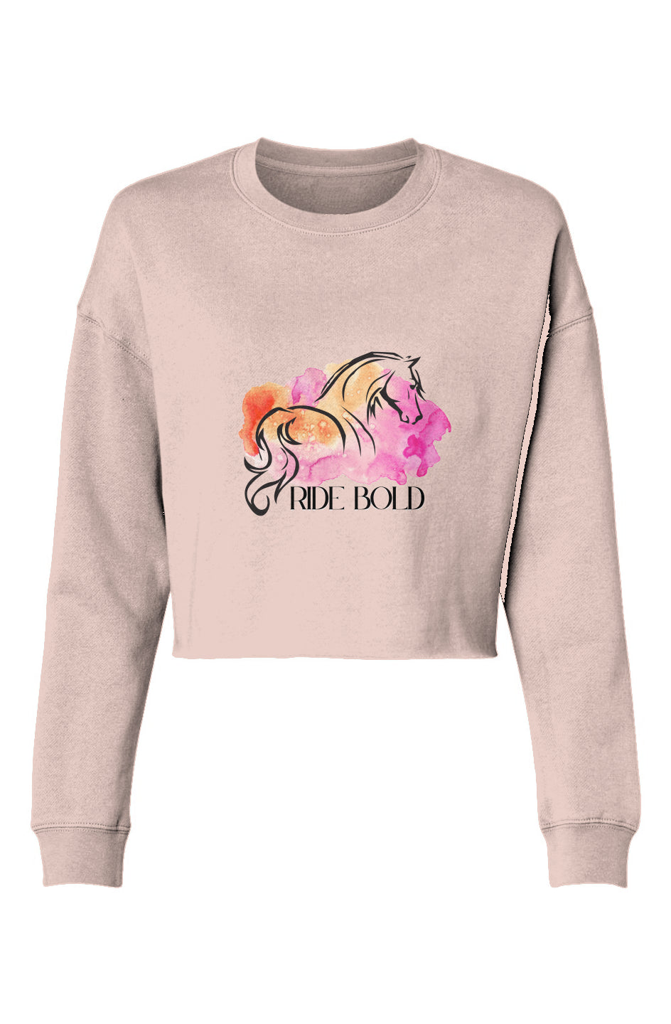 Ride Bold Graphic Lightweight Cropped Crew