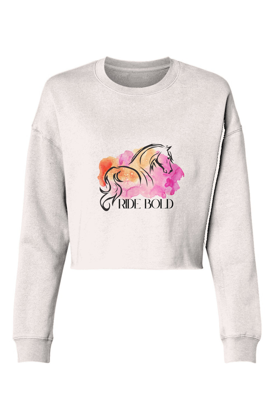 Ride Bold Graphic Lightweight Cropped Crew