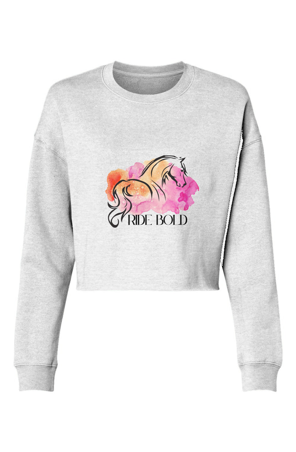 Ride Bold Graphic Lightweight Cropped Crew