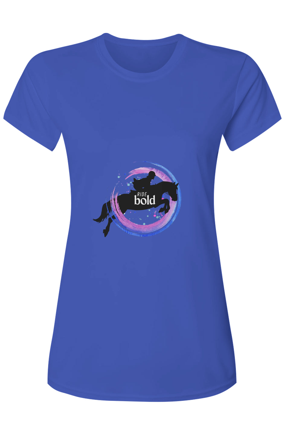 Ride Bold Jumping Womens Islander Performance T-Shirt