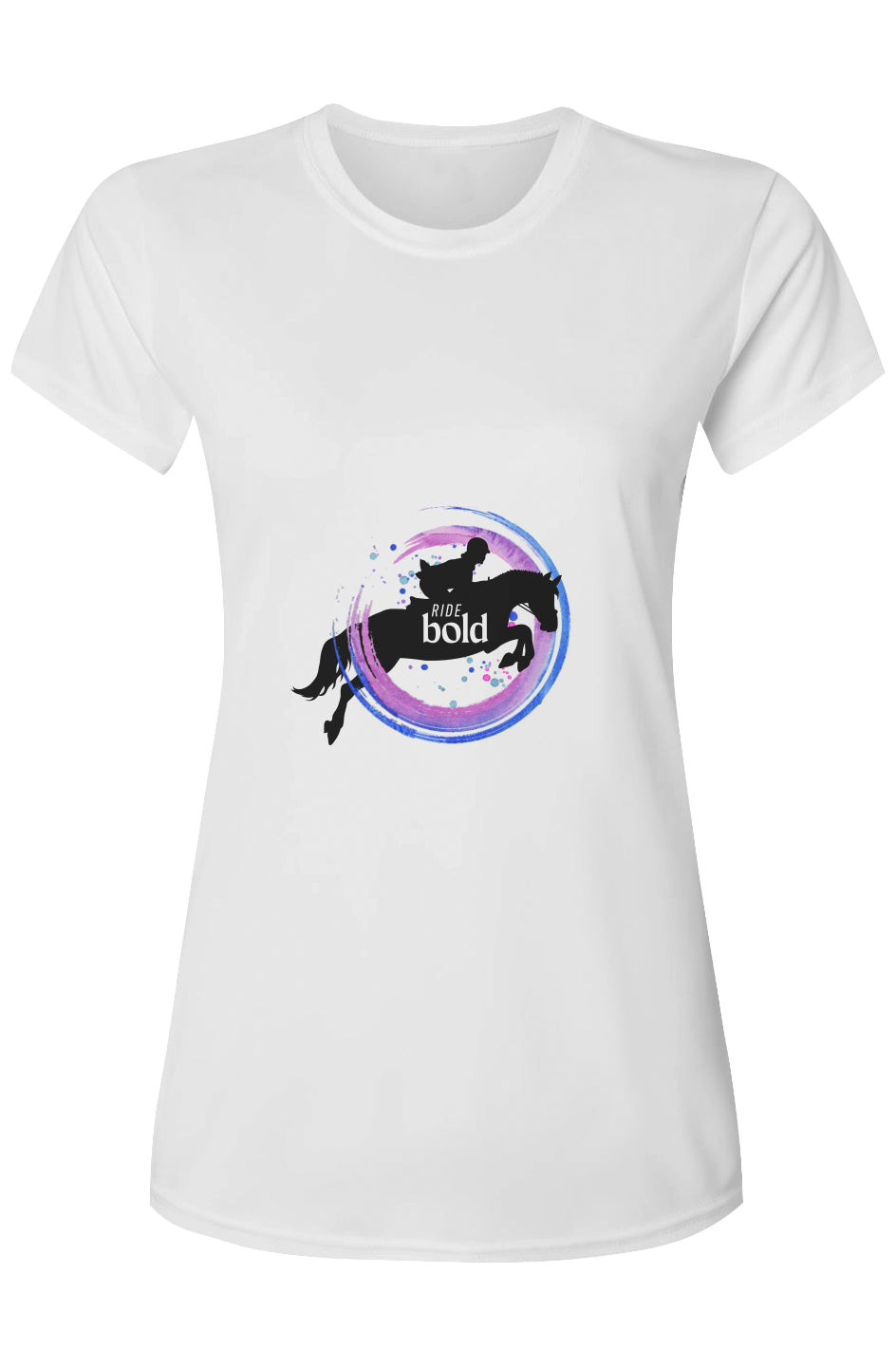 Ride Bold Jumping Womens Islander Performance T-Shirt