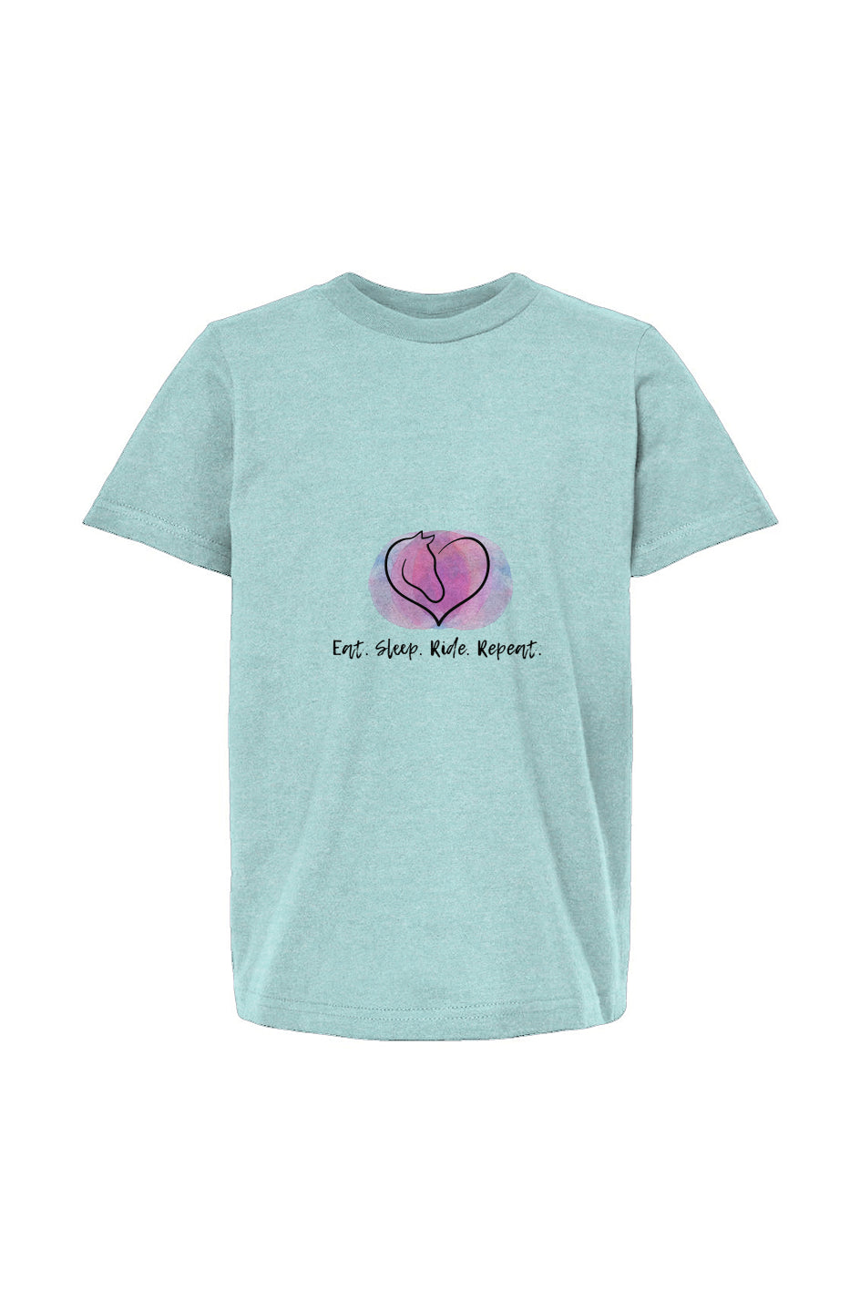 Eat, Sleep, Ride Youth Fine Jersey Tee