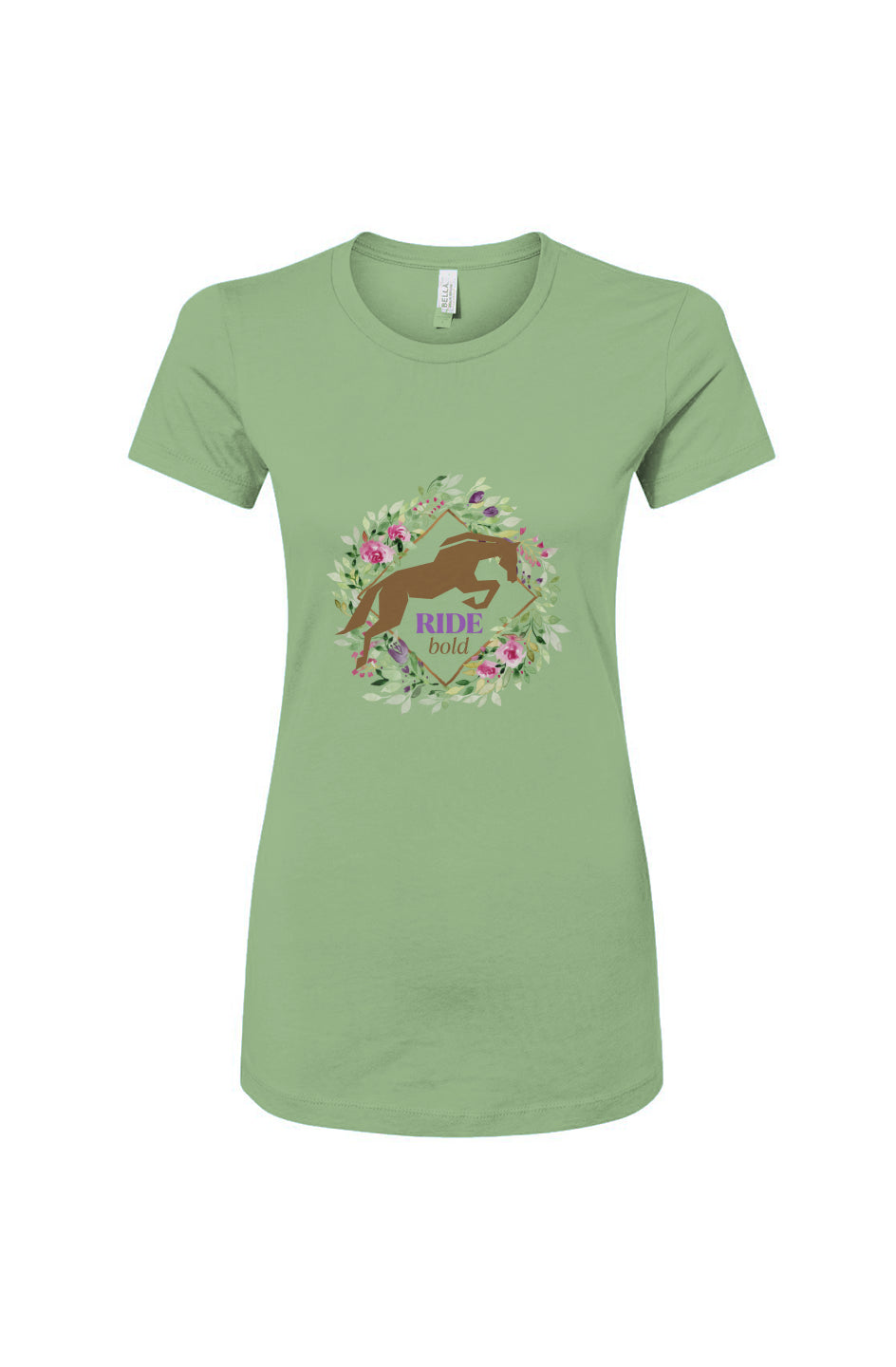 Ride Bold Floral Jump Women's Slim Fit Tee