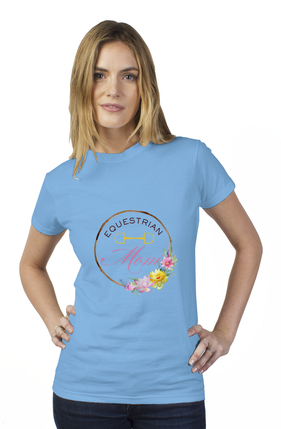 Equestrian Mom tultex womens t shirt
