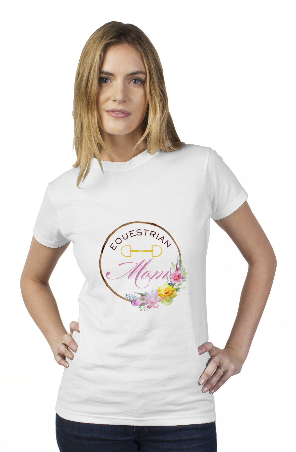 Equestrian Mom tultex womens t shirt