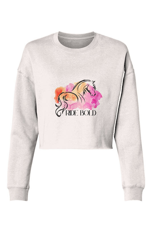 Ride Bold Graphic Lightweight Cropped Crew