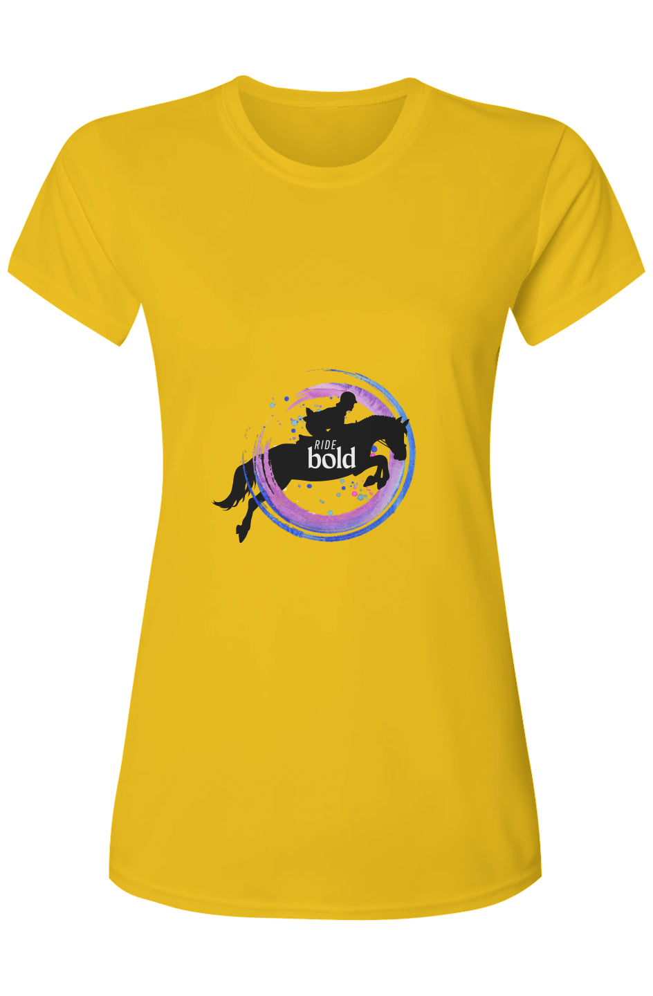Ride Bold Jumping Womens Islander Performance T-Shirt