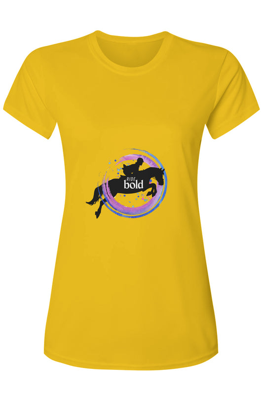 Ride Bold Jumping Womens Islander Performance T-Shirt