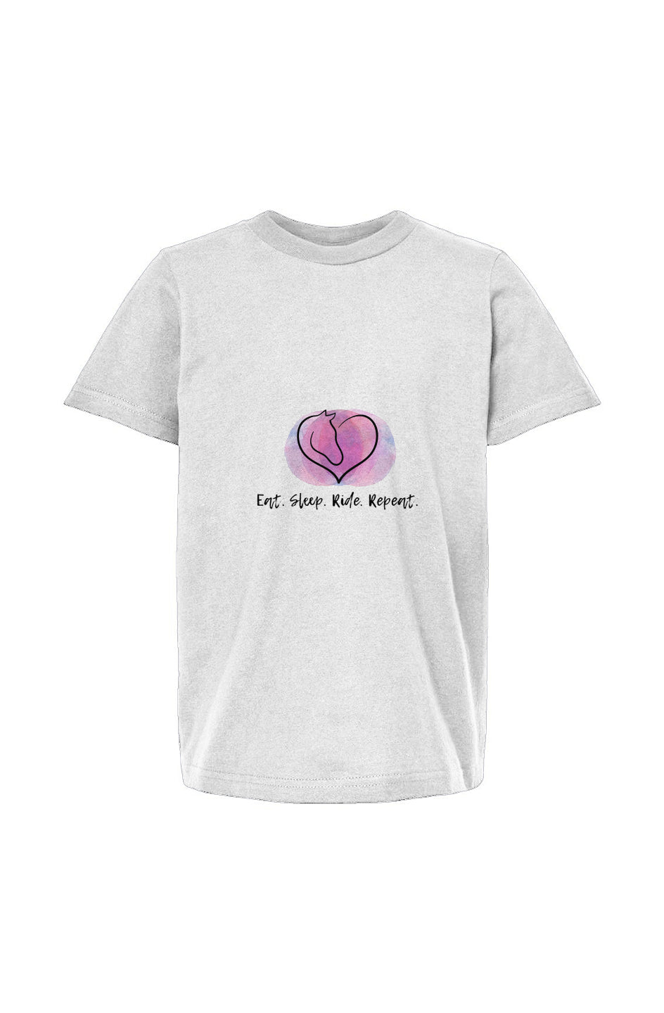 Eat, Sleep, Ride Youth Fine Jersey Tee
