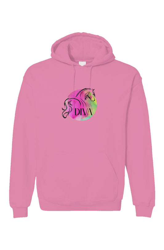 Diva Horse Unisex Gildan Hoodie
