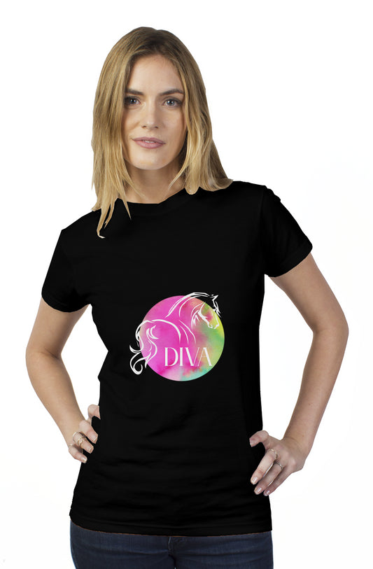 Diva Horse tultex womens t shirt