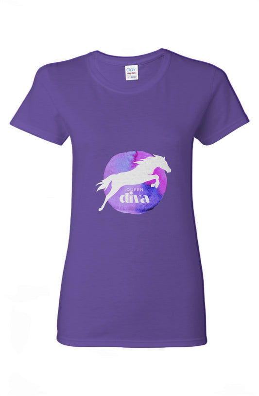 Queen Diva Ladies Heavy Cotton T-Shirt
