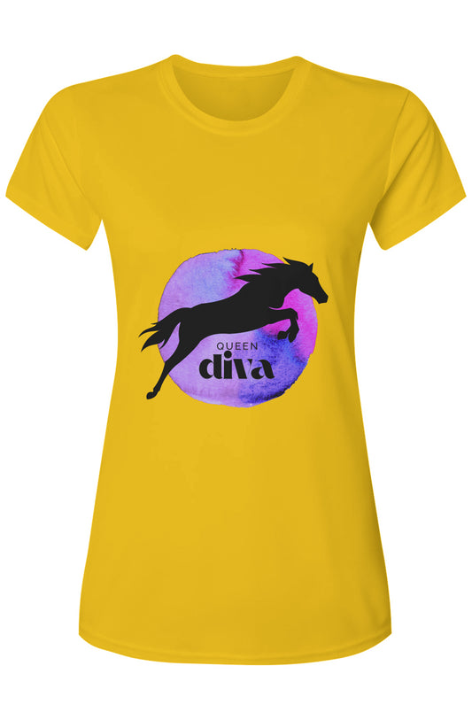Queen Diva Dk Womens Islander Performance T-Shirt