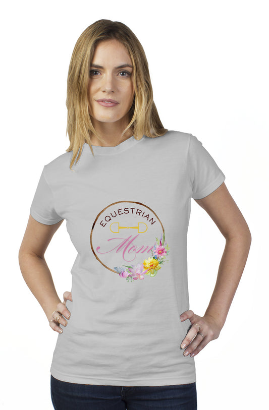 Equestrian Mom tultex womens t shirt