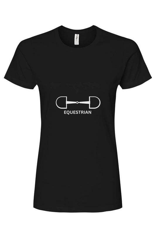 D-Ring Equestrian Women's Premium Cotton T-Shirt