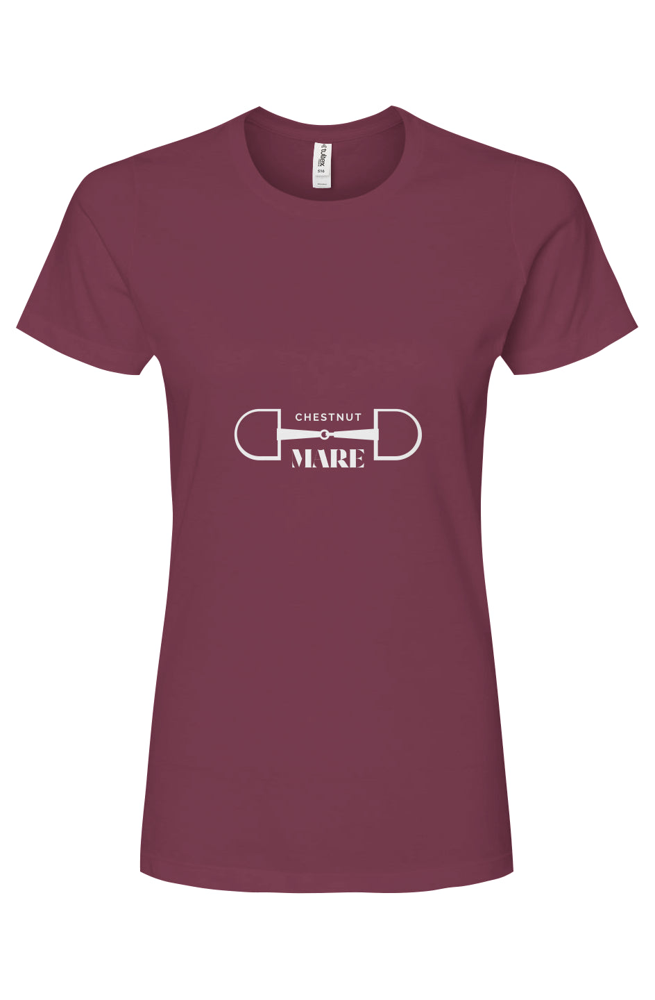 D-Ring Chestnut Mare Women's Premium Cotton T-Shirt