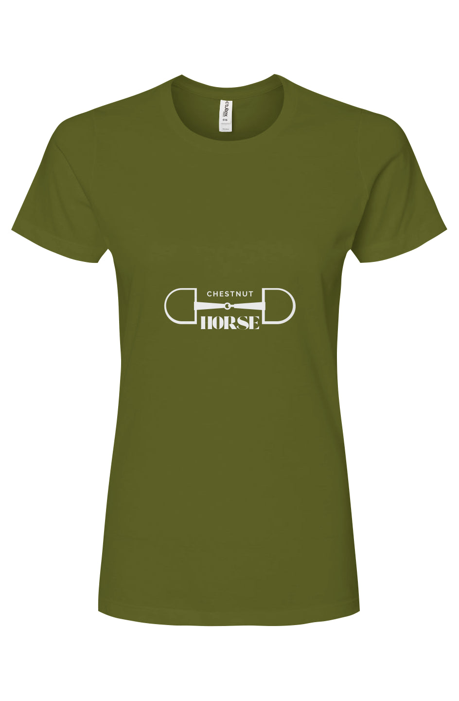 D-Ring Chestnut Horse Women's Premium Cotton T-Shirt