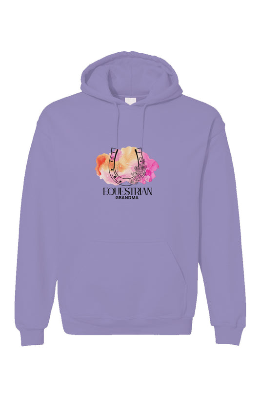 Equestrian Grandma Horseshoe Unisex Gildan Hoodie