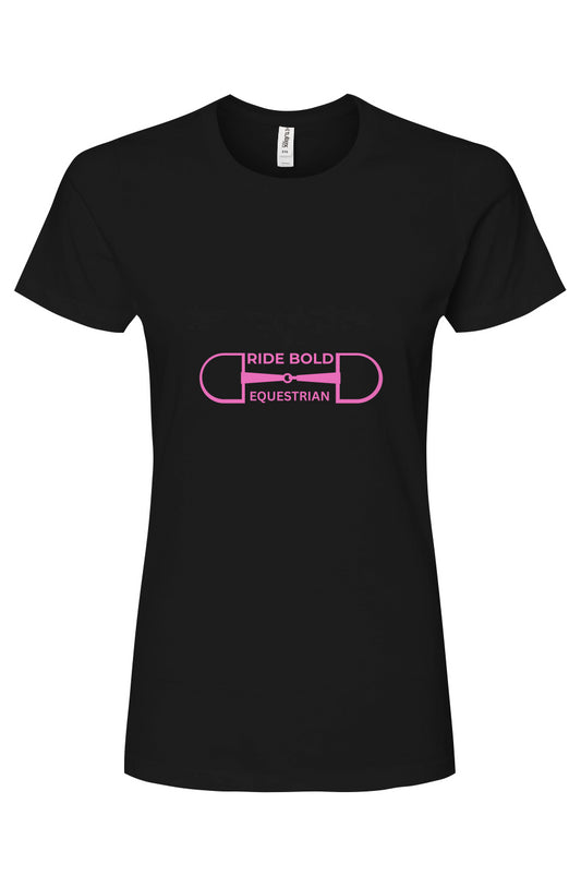 Ride Bold D-Ring Women's Premium Cotton T-Shirt