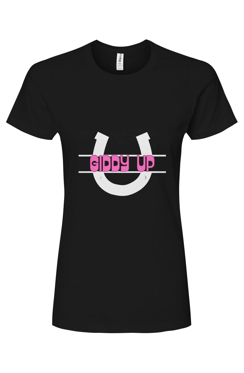 Lucky Giddy Up - Women's Premium Cotton T-Shirt