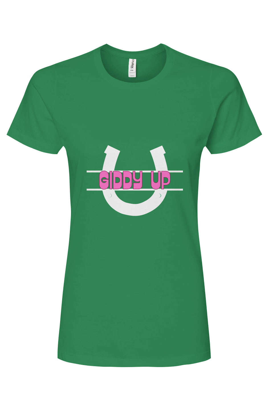 Lucky Giddy Up - Women's Premium Cotton T-Shirt