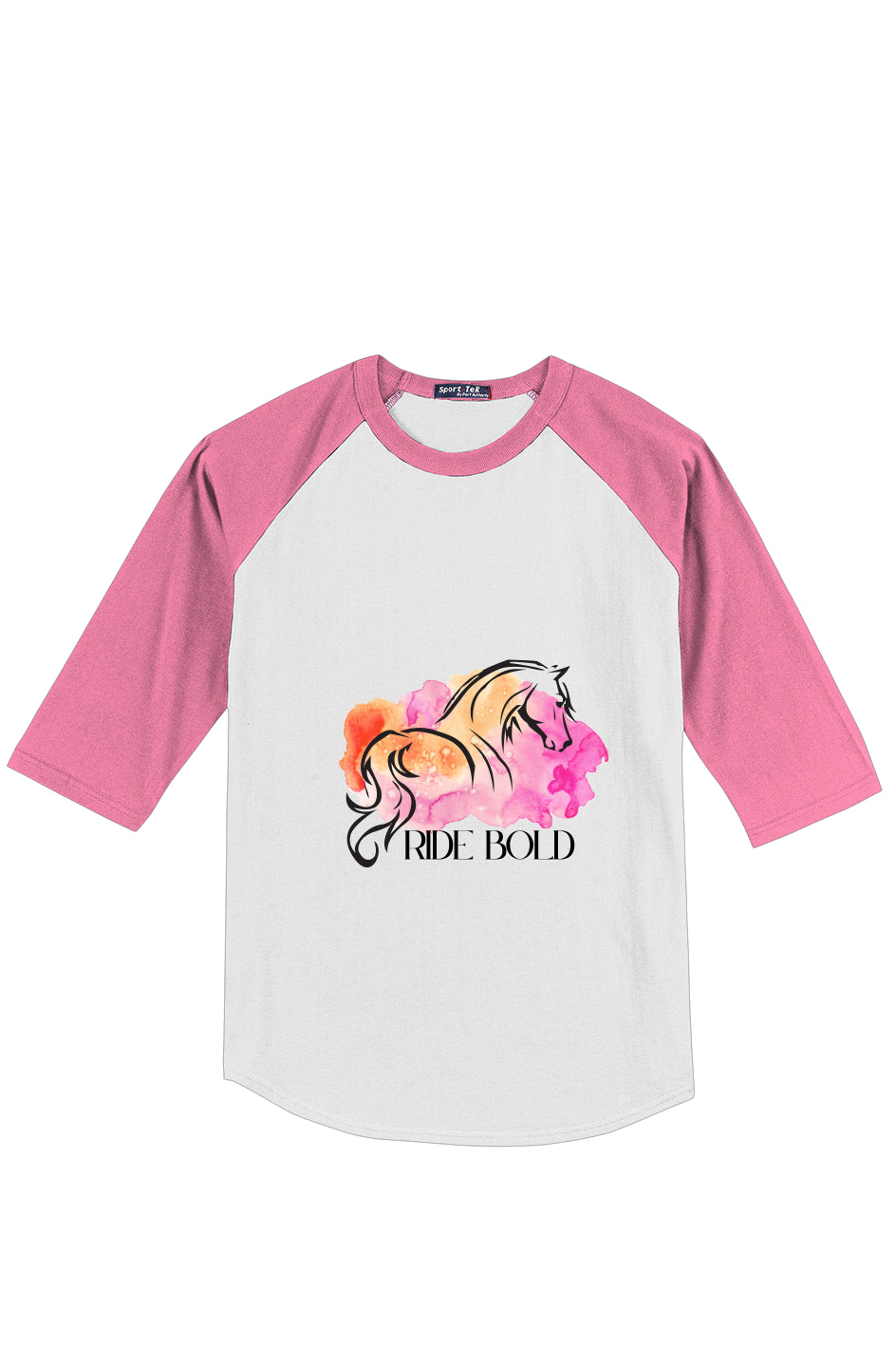 Ride Bold Horse Youth Colorblock Raglan Jersey