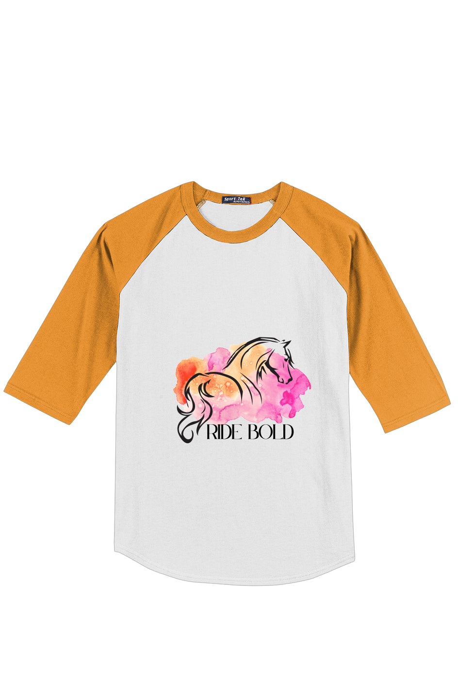 Ride Bold Horse Youth Colorblock Raglan Jersey