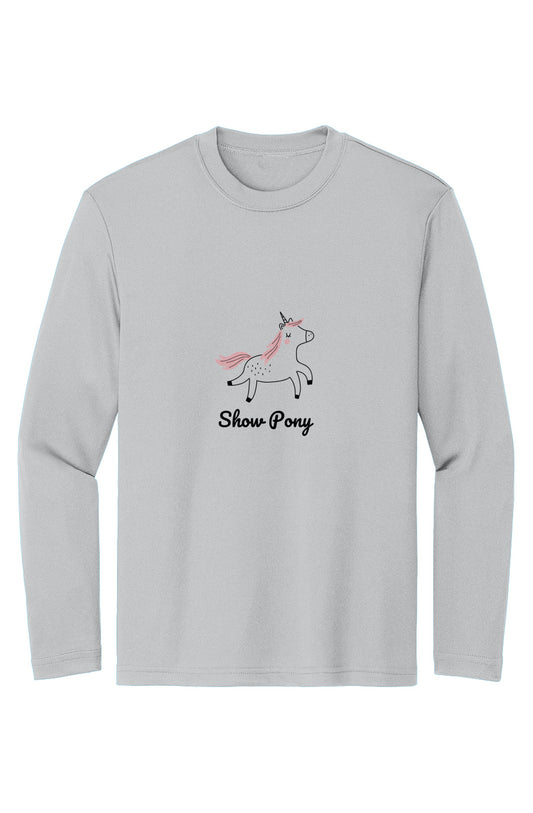 Show Pony Sport-Tek Youth Long Sleeve Tee