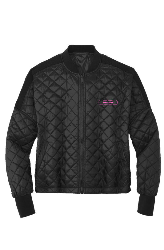D-Ring Ride Bold Womens Boxy Quilted Jacket