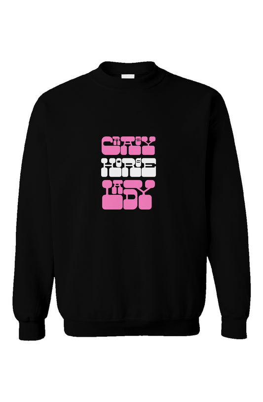 Crazy Lady - Unisex Gildan Crewneck