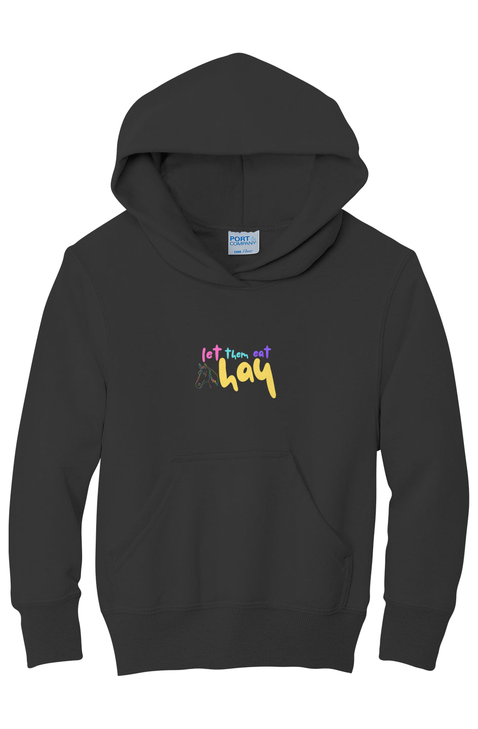 Let Them Eat Hay - Youth Fleece Hoodie